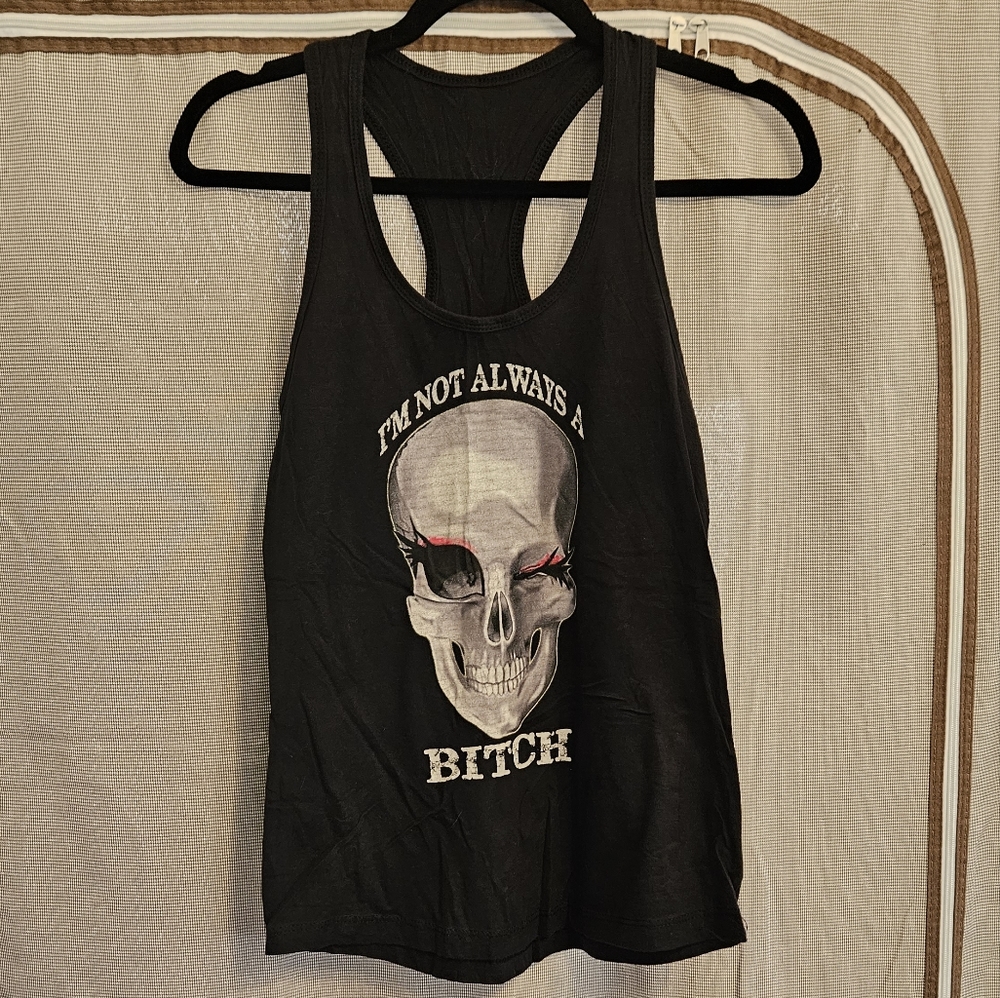Black Racerback Tank - Picture 2 of 5